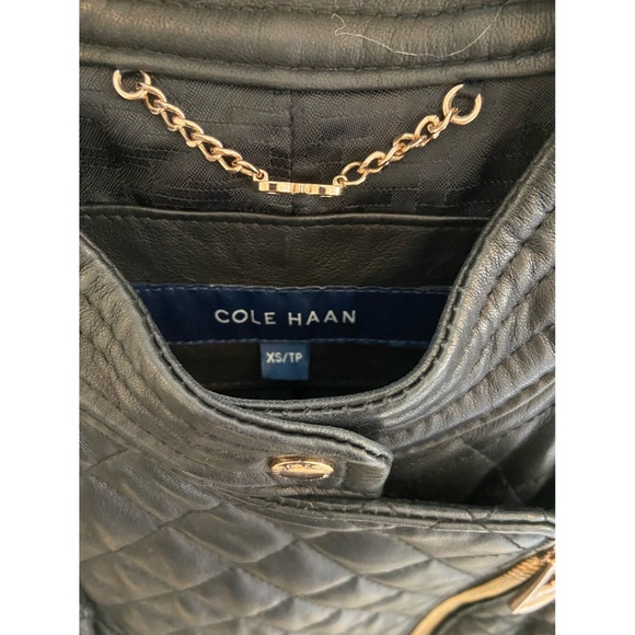 Cole Haan Leather Jacket - Picture 3 of 6